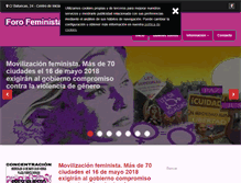 Tablet Screenshot of forofeministacyl.org